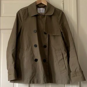 Everlane Swing Trench, Sage Green, M